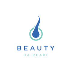 dermatology clinic hair care logo template design.Logo for business , clinic and symbol.