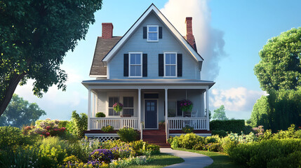 Charming Suburban Home: A Picturesque Dream House