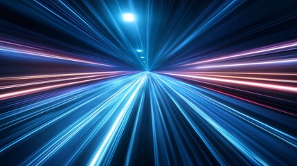 Abstract Flight Background of Light stripes  