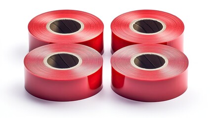 Long Red Masking Tape (Set of 8) 