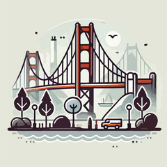 Sturdy vehicle bridge