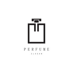 perfume abstract Logo Template Design Vector, Emblem, Design Concept, Creative Symbol, Icon