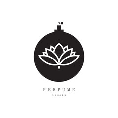 perfume abstract Logo Template Design Vector, Emblem, Design Concept, Creative Symbol, Icon