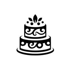 Elegant Two-Tier Cake: A Delightful Dessert for Special Occasions. Perfect for birthdays, weddings, or any celebration, this cake is a symbol of sweetness and joy.