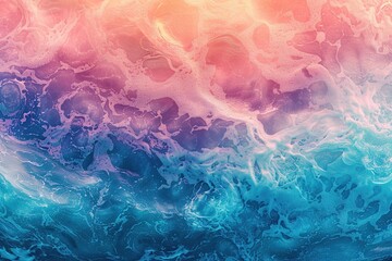 Abstract blue and pink waves wallpaper