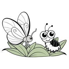 butterfly and flower