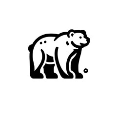 Majestic Bear: A Stunning Minimalist Line Art Design