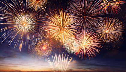 close up of recent year fireworks