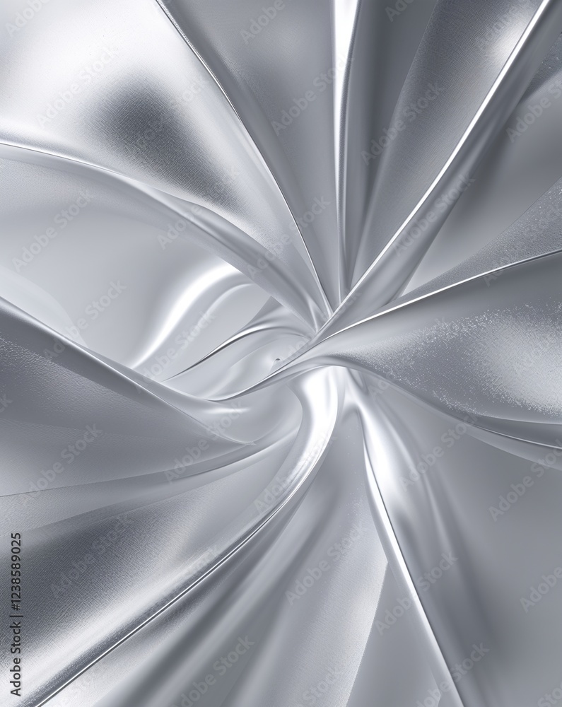 Poster light silver with minimalistic lines and soft gradients abstract background