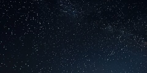 A deep black background featuring minimalist, starry sky elements, Scattered and celestial design