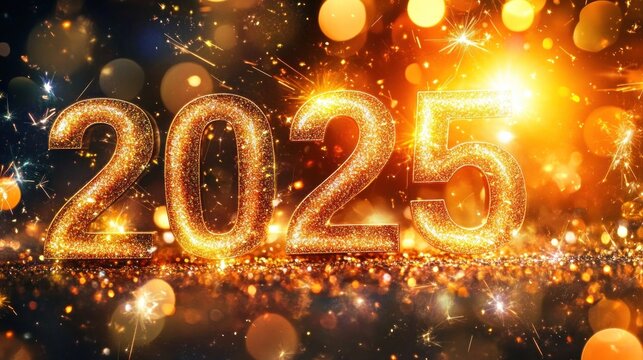 Glittering 2025 New Year's Eve Celebration