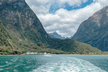 Milford Sound, National Park Fjordland, South Island, New Zealand, Oceania. 