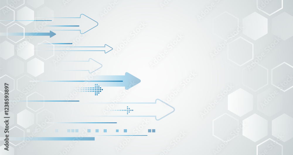 Aufkleber hi-tech vector illustration with various technology elements. abstract global sci-fi concept. digita