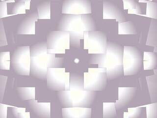 abstract kaleidoscope motif with shape template for wallpaper background 