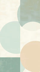 Abstract Geometric Shapes Art Print