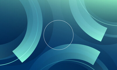 Abstract blue background with waves. Eps10 vector