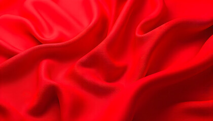 Obraz premium solid red fabric textured background