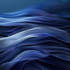 Fototapeta premium Deep blue ocean wave in motion
