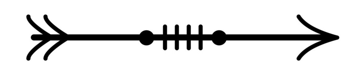 Pfeil. Symbol. Zeichen