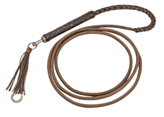 Cowboy whip on a transparent background.