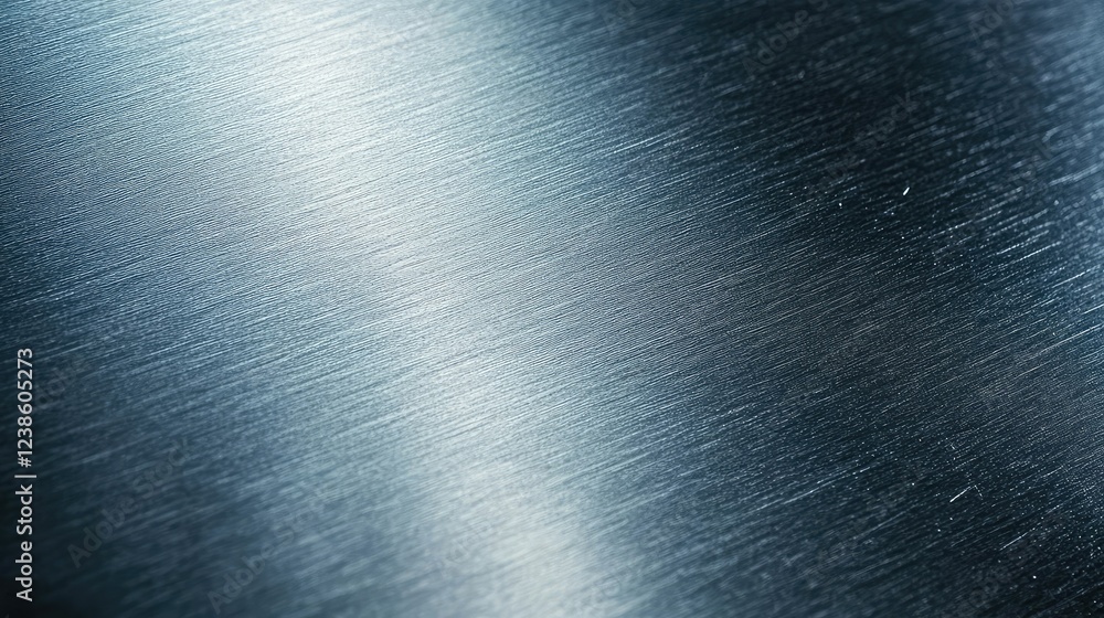 Poster high-resolution image of polished metal surface with subtle reflections and textures, ideal for back