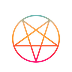 Pentagramm. Symbol. Zeichen