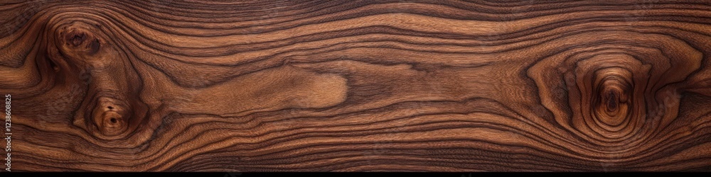 Poster close-up walnut wood texture with intricate grain patterns natural light dynamic perspective