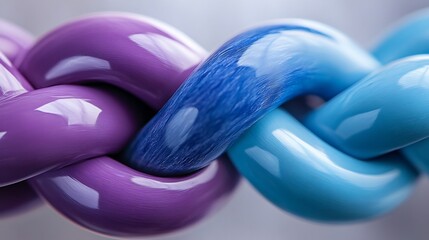 Intricately Woven Glass Tubes Reflect Soft Light. AI Generated