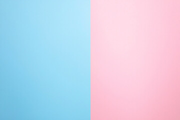 Fototapeta premium clean gradient background transitioning smoothly from blue to pink, creating calming and visually appealing effect. Perfect for various design projects