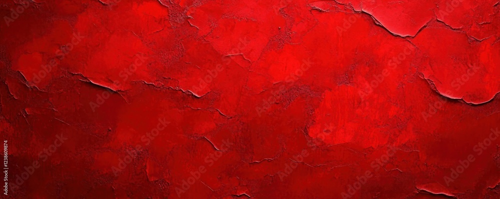 Poster rich red textured background with elegant holiday color abstract expressionism design