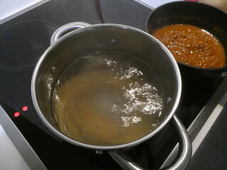 Spaghetti kochen