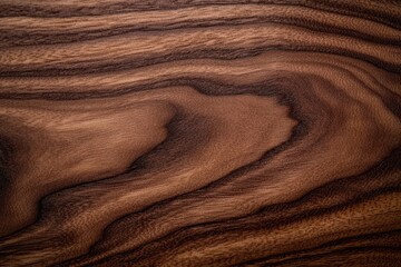 Walnut Wood Texture Close-Up Natural Grain Patterns Rich Brown Tones Minimalist Design