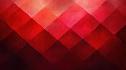 Abstract Geometric Red Background with Textured Overlay and Modern Minimalism Design for Christmas and Holiday Themes