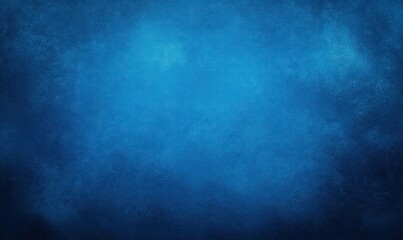 Abstract Blue Watercolor Background with Gradient Effect and Black Vignette Border