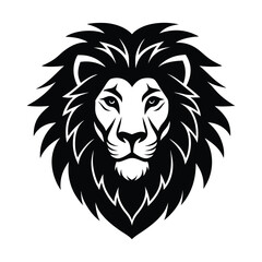 Obraz premium lion head vector art illustration