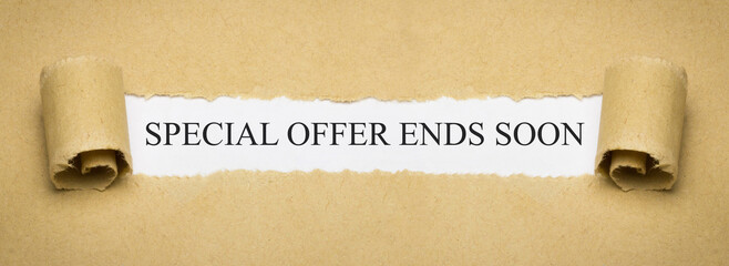 Special Offer Ends Soon