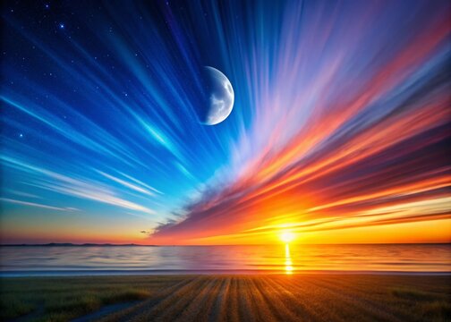 Day and Night Convergence: Equinox Long Exposure