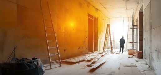 Transformation of an Old Apartment Through Renovation and Construction Work