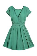 Cutout elegant summer green women's dress 