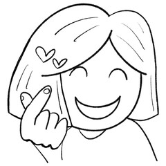 cartoon character drawing valentines