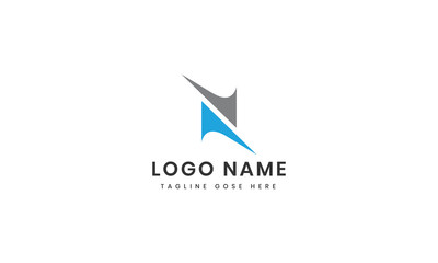 Vector n Logo template design