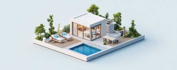 Fototapeta premium Modular energy solutions for transforming sustainable homes
