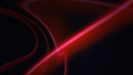 Elegant red light on dark background. Abstract modern background with red light.