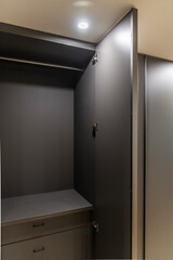 cabinet and closet in the bedroom