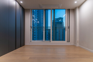 interior of the living room in the apartment