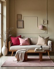 Modern Living Room Interior Design With Neutral Tones