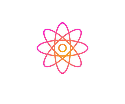 Atom Symbol, radioaktiv - Vektor