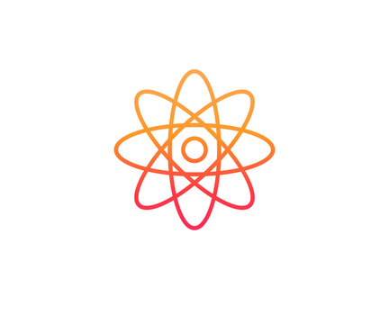 Atom Symbol, radioaktiv - Vektor