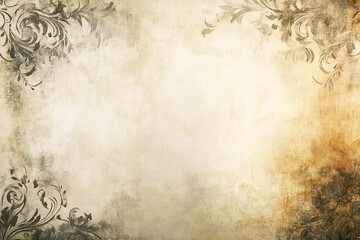 Vintage paper background on white background