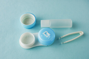 Vision Correction Concept Contact Lenses, Glasses, and Eyecare for Clear, Healthy Sight